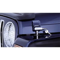 Hood Catch Kit Rugged Ridge for Jeep Wrangler TJ | Stainless Steel, Chrome | 11302.03 | Fits 1997-2006 Jeep Wrangler TJ