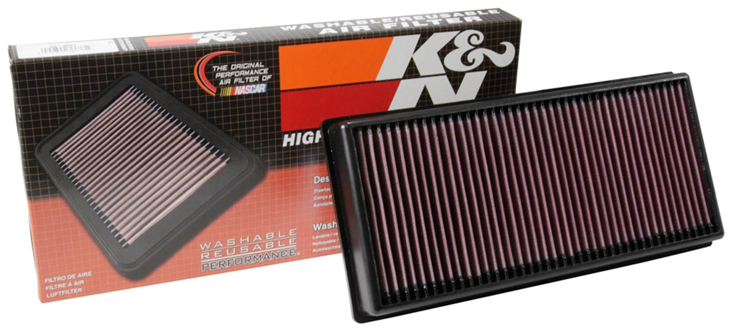 K&N Engine Air Filter: Premium, High Performance, Washable, Replacement Filter: Compatible with 2017-2018 GAC (TRUMPCHI GA8, TRUMPCHI GS7, TRUMPCHI GS8), 33-3097