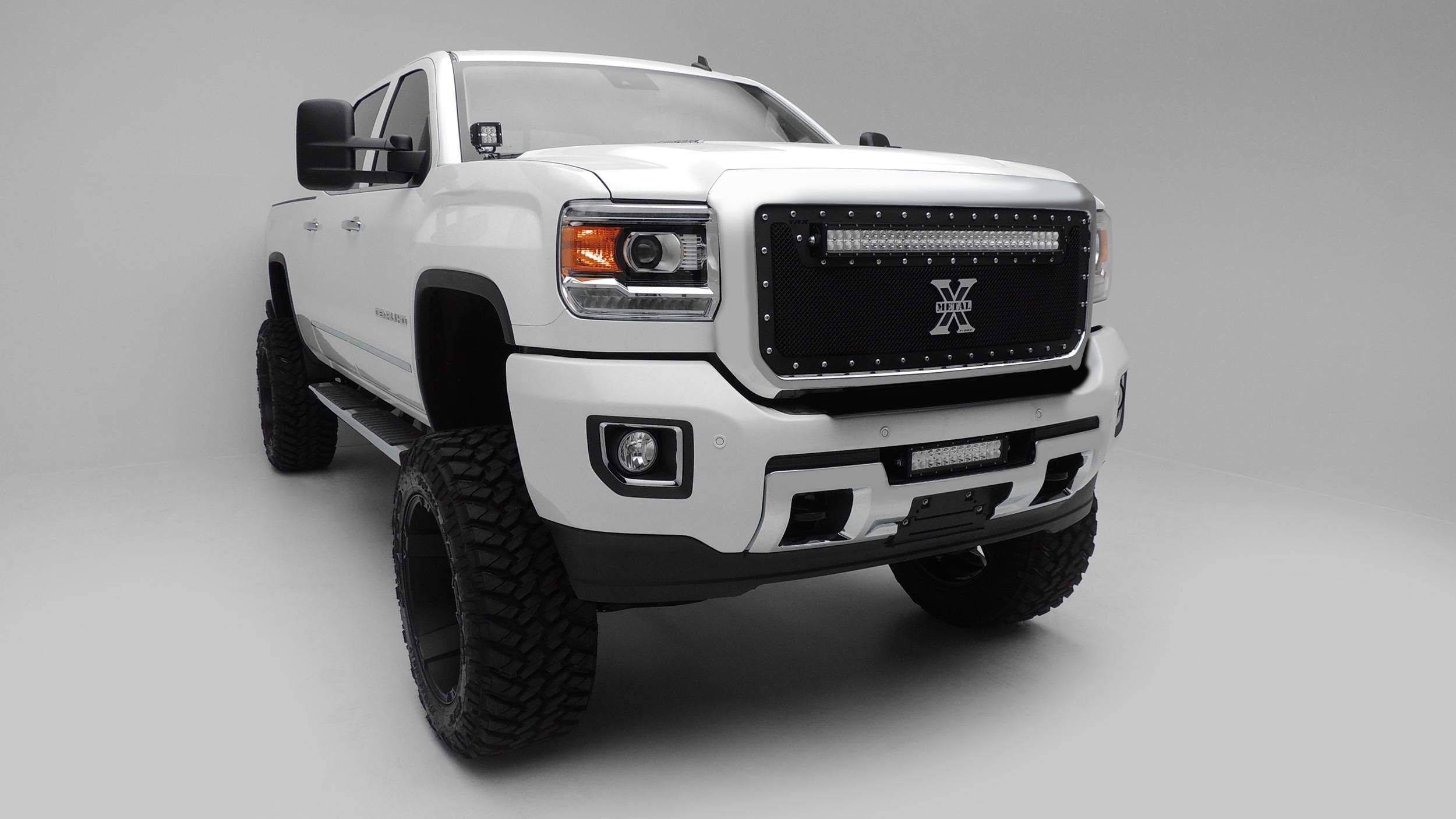 ZROADZ Black Front Bumper LED Bracket 2015-2016 GMC SIERRA 2500/3500 Z322111