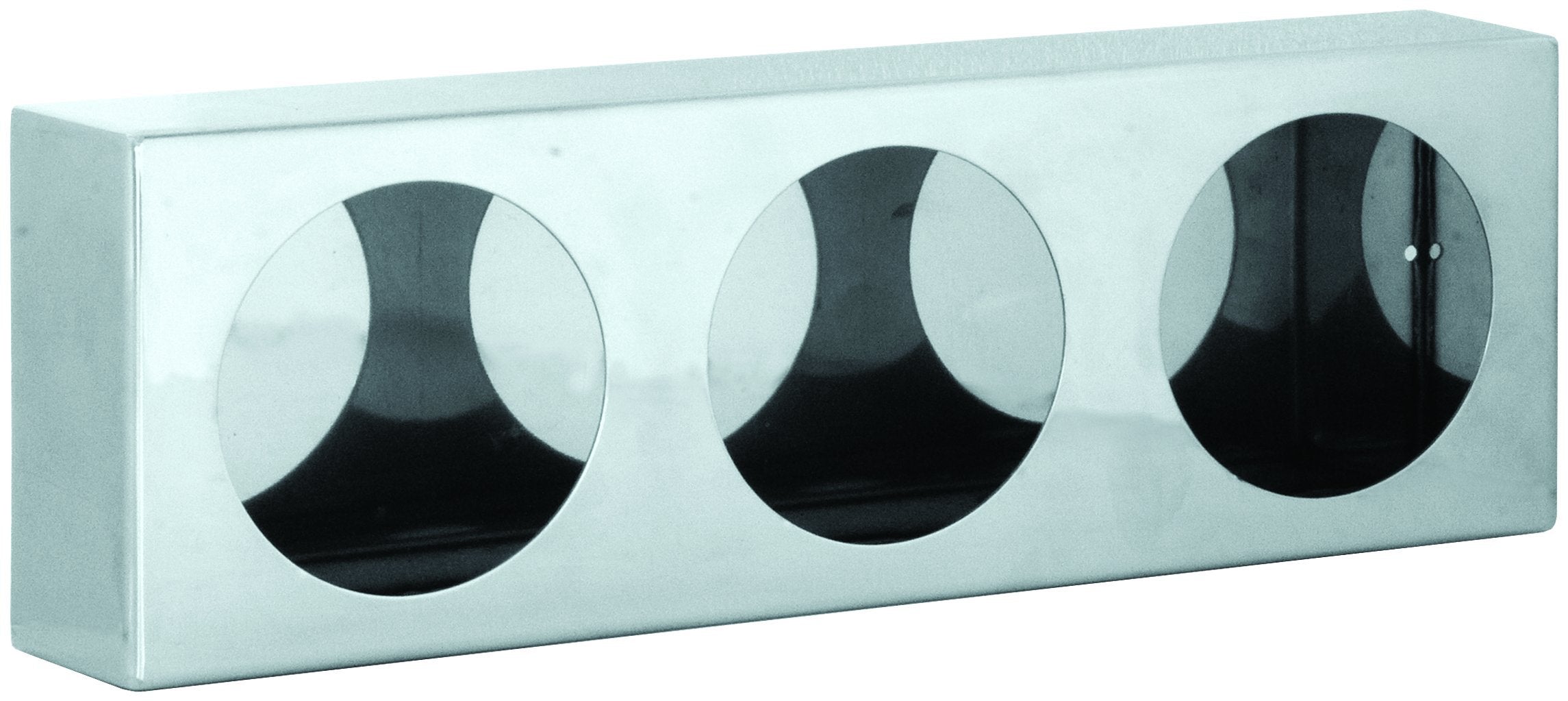 LB6183SST Buyers Products Triple Round Light Box, Stainless Steel, Designed for 4-Inch Round DOT Lights, Measures 3 x 6 x 18 Inches, Bolt or Weld Mounting Options for Trucks and Municipal Vehicles