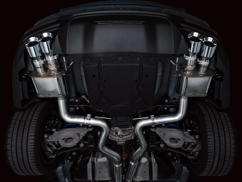 S650 AWE Quad Tip Mustang GT Exhaust Suite