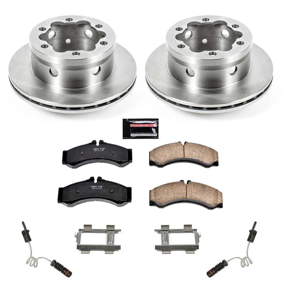Power Stop Autospecialty KOE8427 Rear Replacement Brake Kit-OE Brake Rotors & Ceramic Brake Pads