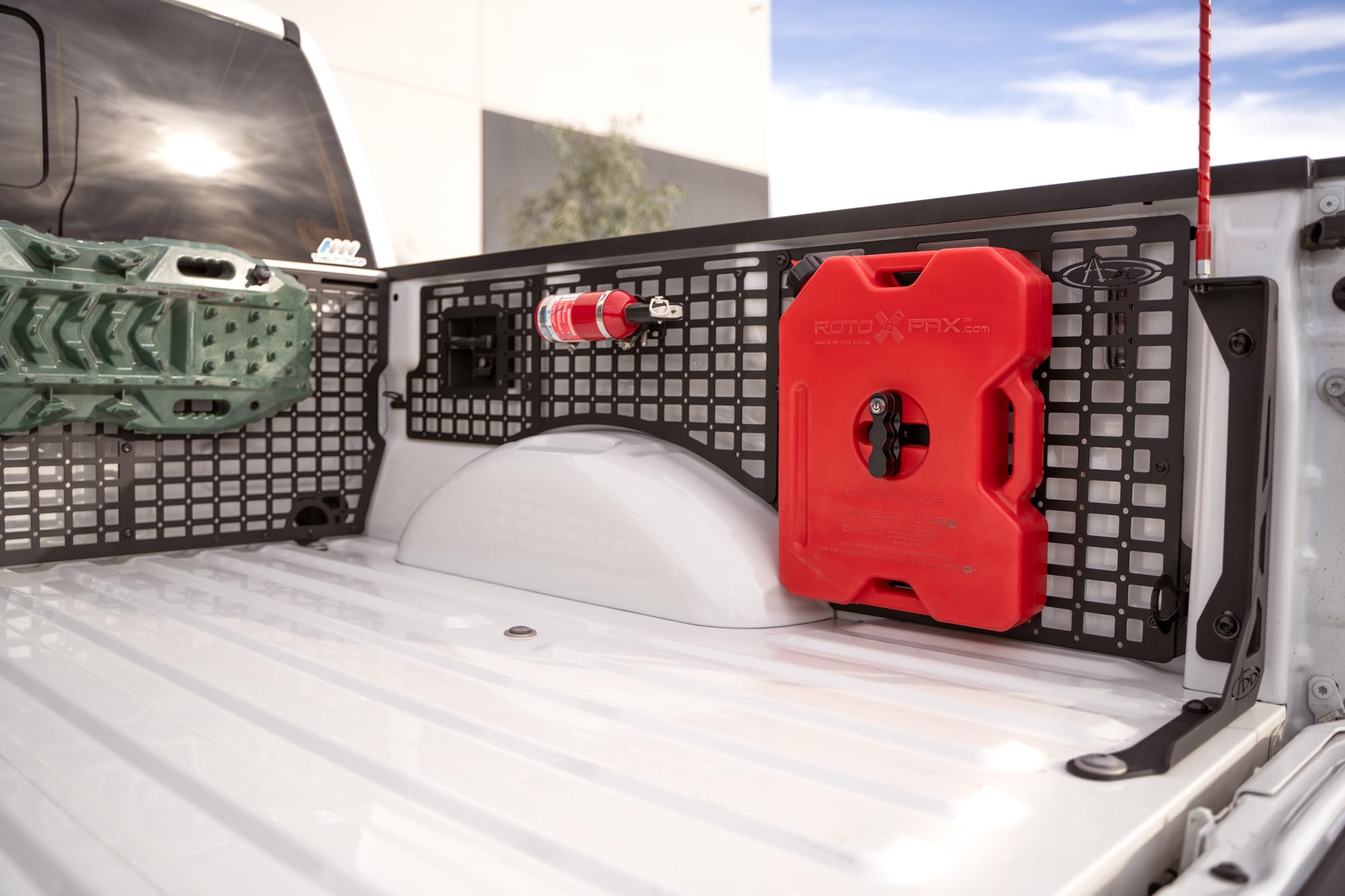 Addictive Desert Designs Molle Panels Bed Side for The 2021-2023 Ford F-150 & Ford F-150 Raptor | Molle Pattern Offers Diverse Mounting Solutions | Made in The USA (Passenger Side Full Set)