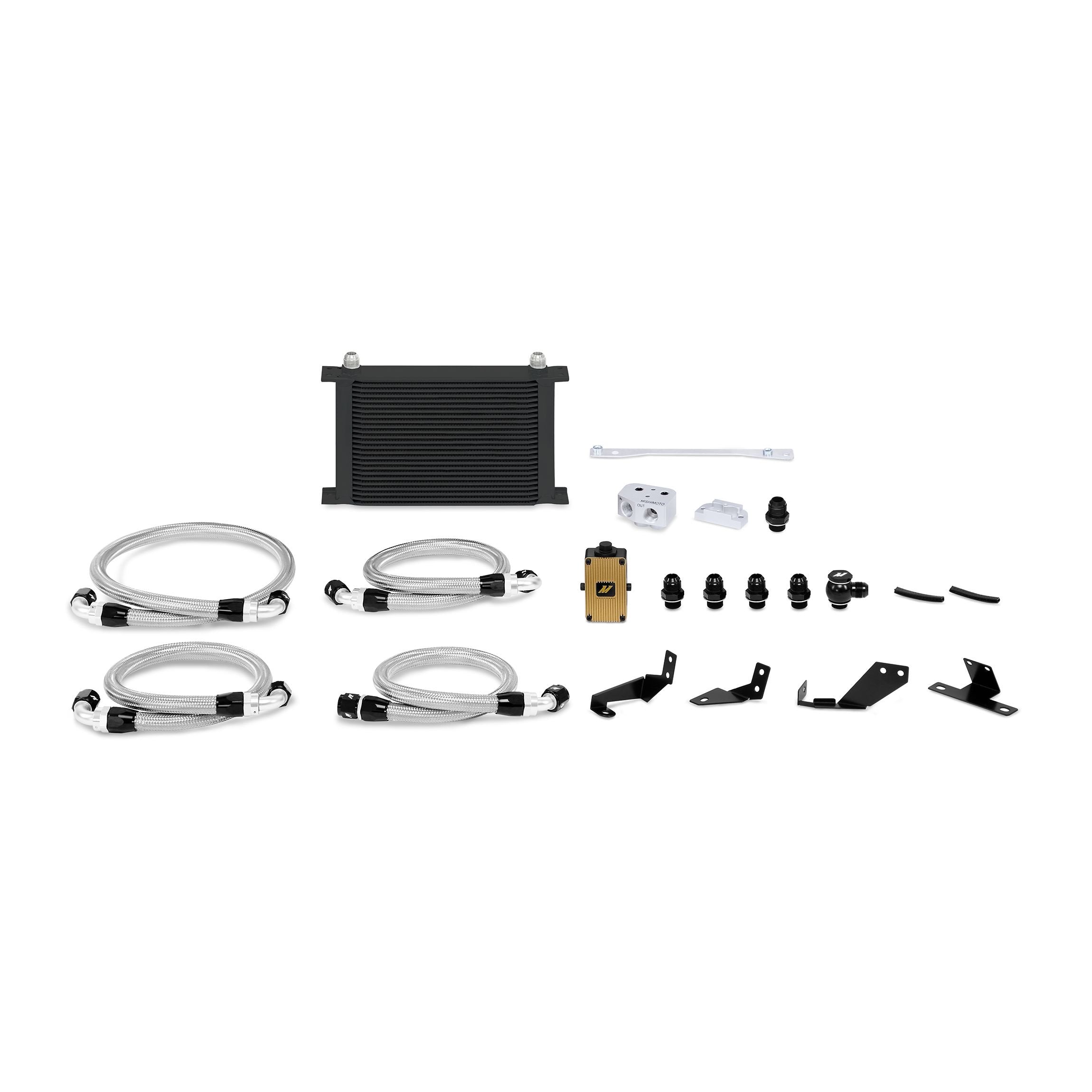 Mishimoto Oil Cooler Kit MMOC-GTO-04TBK Thermostatic Fits Pontiac GTO 2004-2006 Black