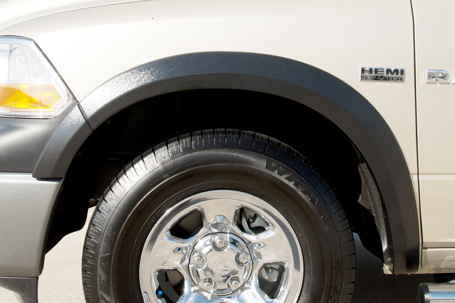 Lund Elite Series SX204SA Black Sport Style Standard Front Fender Flare - 2 Piece