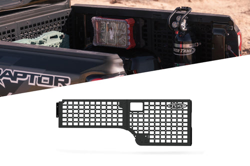 Offroad Bed Side Molle Panels for 2024-2025 Ford Ranger Raptor | Variations Driver & Passenger Side | Molle Design for Mounting Tools & Off-Road/Recovery Gear | Made in The USA (Passenger)