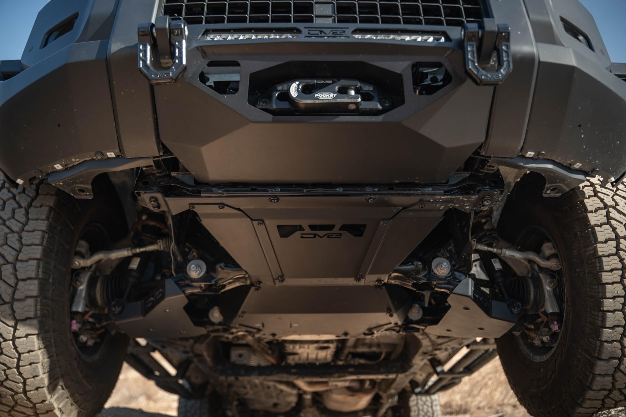 A-Arm Skid Plates DV8 Offroad for 2024-2025 Toyota Land Cruiser | Shields Factory A-Arms from Rocks & Debris | Reinforced Front Ends for Max Protection | Included Carriage Bolt Hardware | Steel | Pair