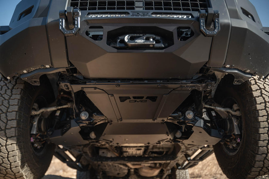 A-Arm Skid Plates DV8 Offroad for 2024-2025 Toyota Land Cruiser | Shields Factory A-Arms from Rocks & Debris | Reinforced Front Ends for Max Protection | Included Carriage Bolt Hardware | Steel | Pair