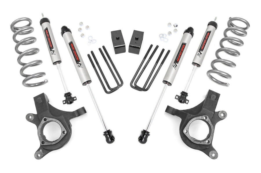 4.5" Rough Country Lift Kit w/V2 Shocks for 99-06 Chevy/GMC 1500 2WD - 23970