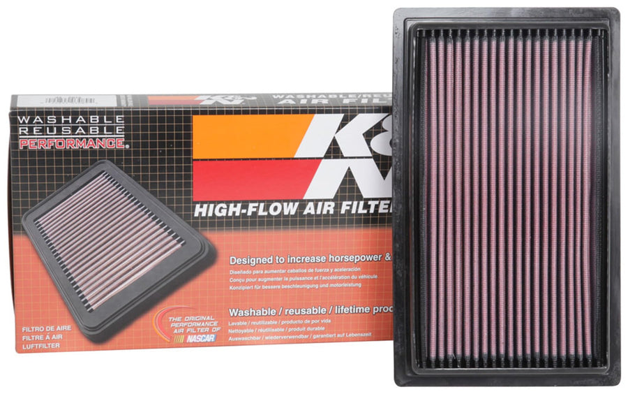 K&N Engine Air Filter: Washable, Increase Power & Acceleration, Replacement Car Air Filter: Compatible 2002-2018 Suzuki/Fiat/Subaru (S-Cross, Vitara, SX4, Sedici, Baja, Impreza WRX, Outback), 33-2075