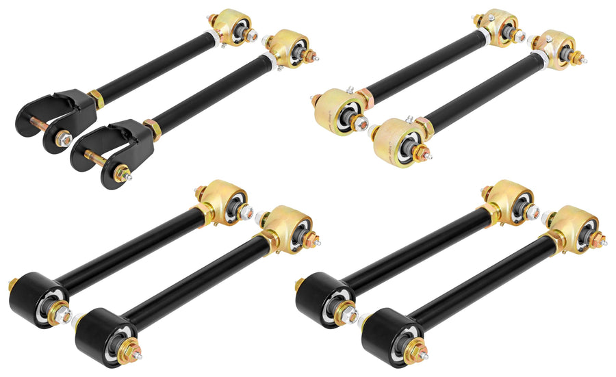 Johnny Joint Control Arm Set Currie Enterprises With Double Adjustable Uppers-Set of 8