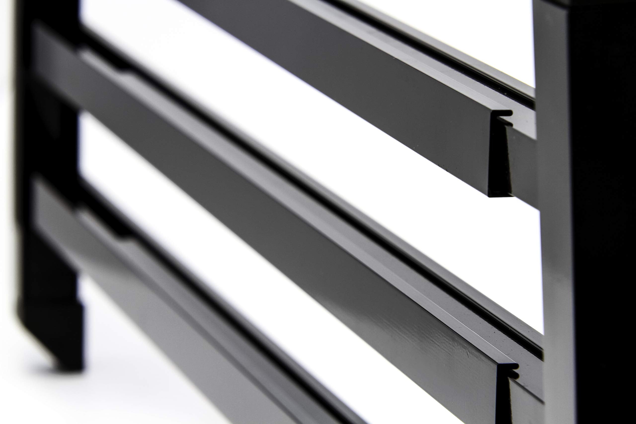RV Screen Door Push Bar Camco 43976, Black - Strength and Stability Adds to Your Screen Door - Prevents Torn Screens