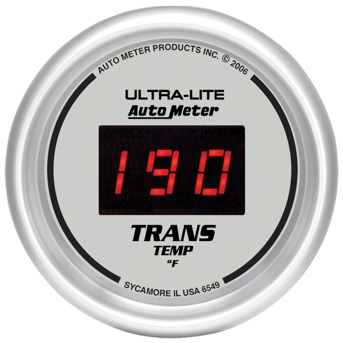 Ultra-Lite Auto Meter 6549 Digital Transmission Temperature Gauge