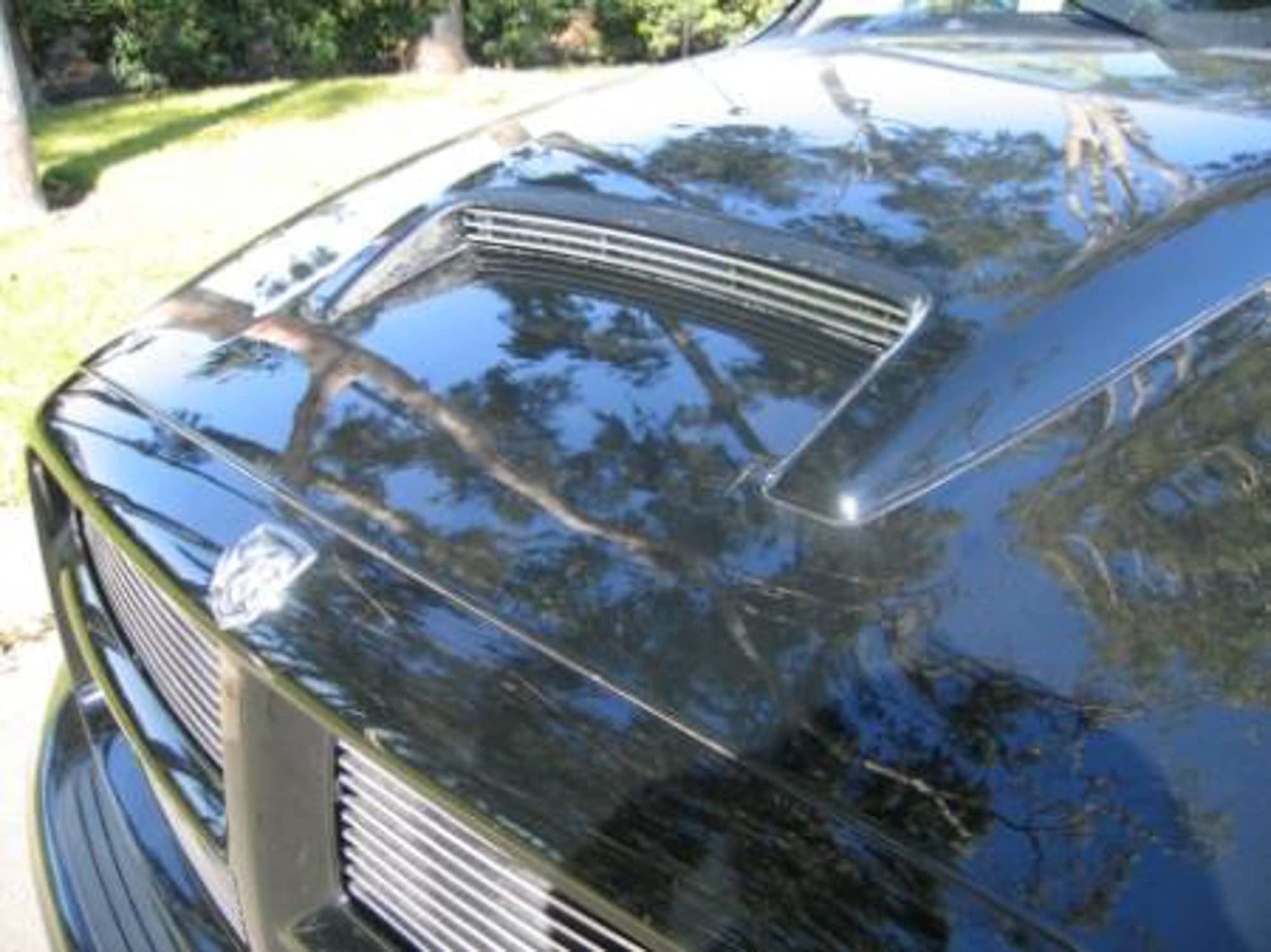 Dodge Ram PU T-Rex Grilles Billet Hood Scoop Insert - Rumble Bee Model 3 Bars - Pt # 20463
