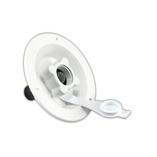 City Water Dish JR Products 321-B-2P-A Polar White