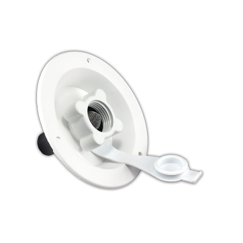 City Water Dish JR Products 321-B-2P-A Polar White