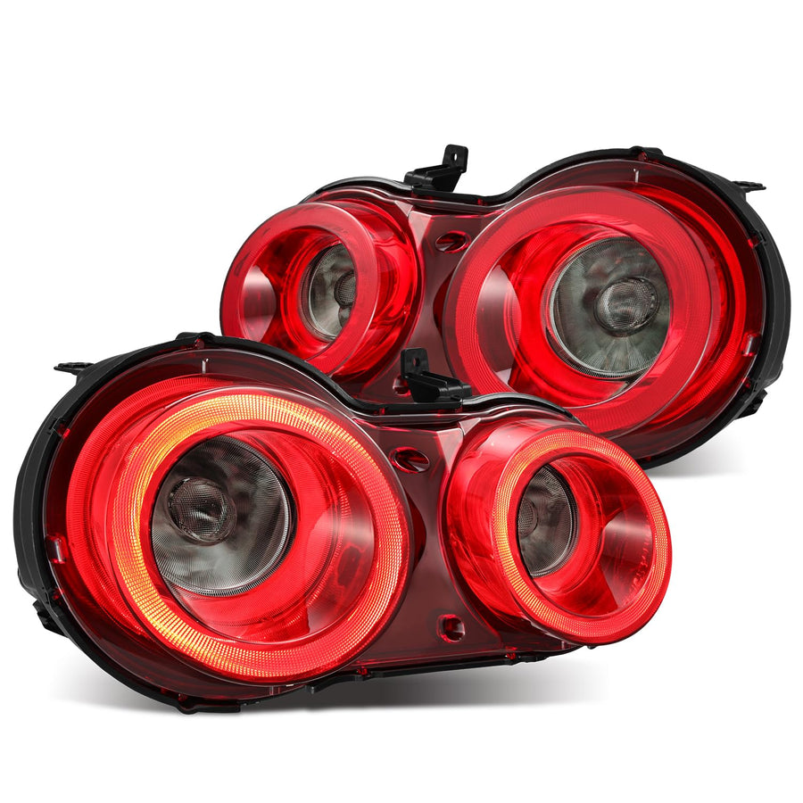 NOVA-Series LED Tail Lights Red Clear For 09-25 Nissan GT-R Alpharex