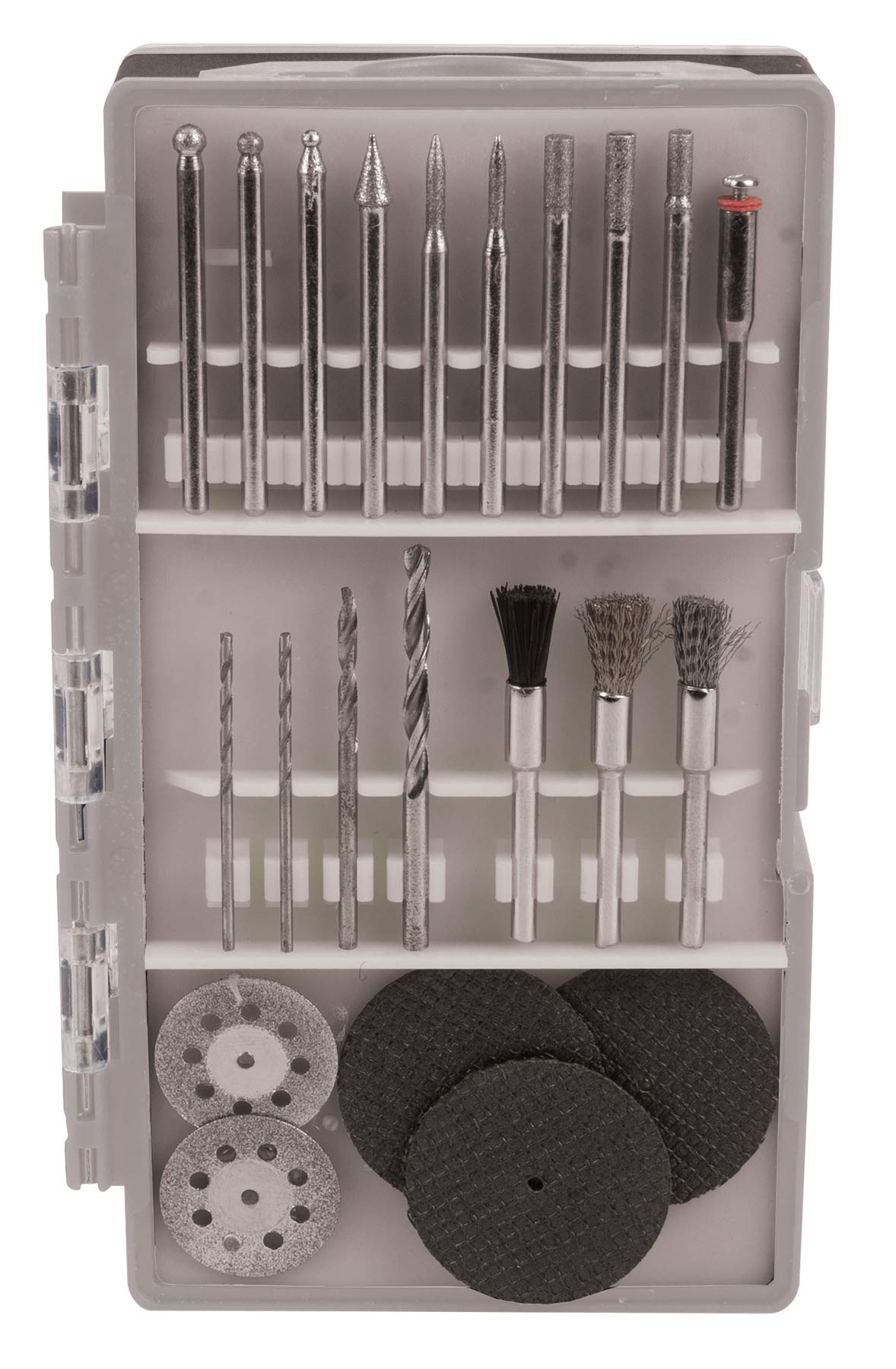 W9042 Performance Tool 89pc Rotary Bit Set for Precision Drilling and Polishing in Metalworking and Woodworking Applications