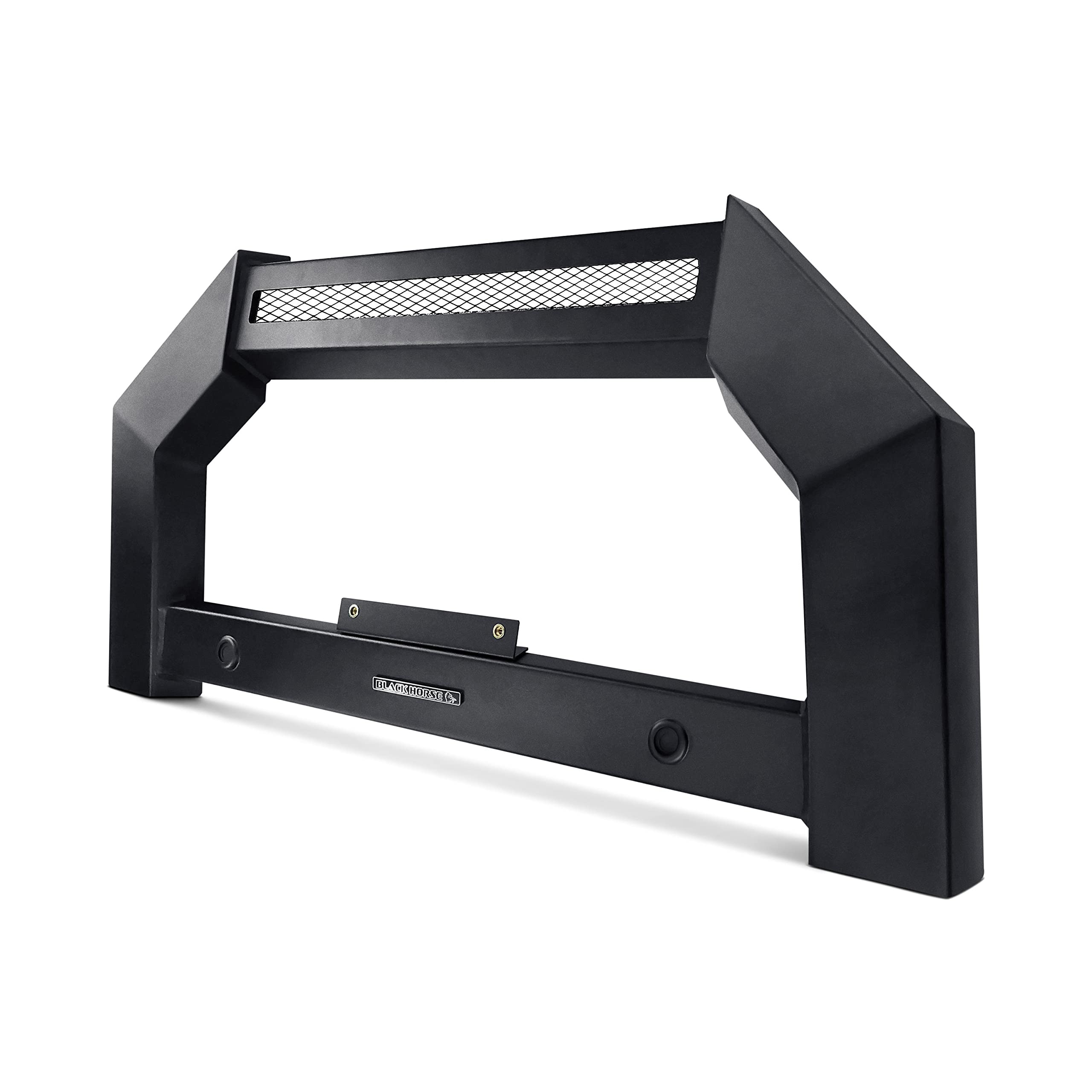 Bull Bar Black Horse Armour No skid plate Matte Black Compatible with 2014-2019 Toyota Highlander-AB-TO53