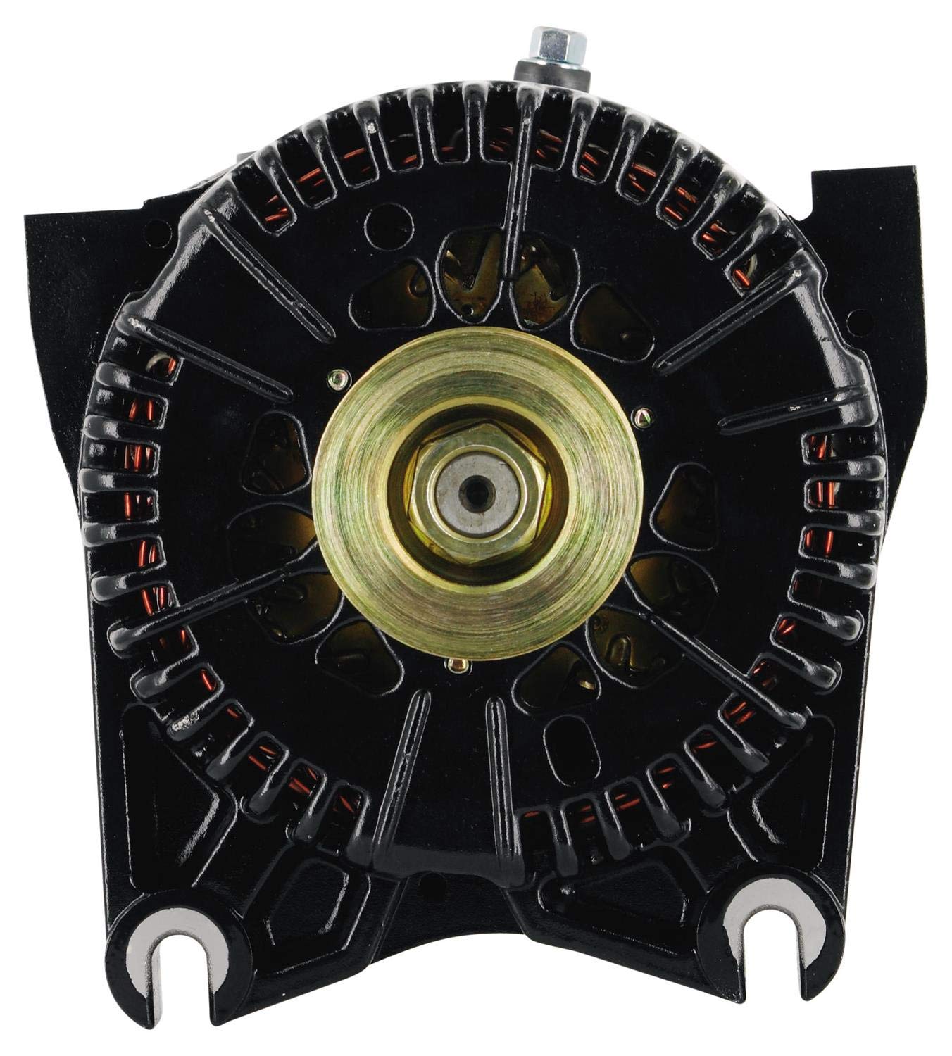 Alt Ford Powermaster 4G Black 200A 6 grv Pulley V MTG I-D-A VR