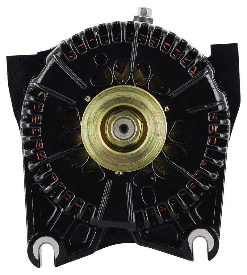 Alt Ford Powermaster 4G Black 200A 6 grv Pulley V MTG I-D-A VR