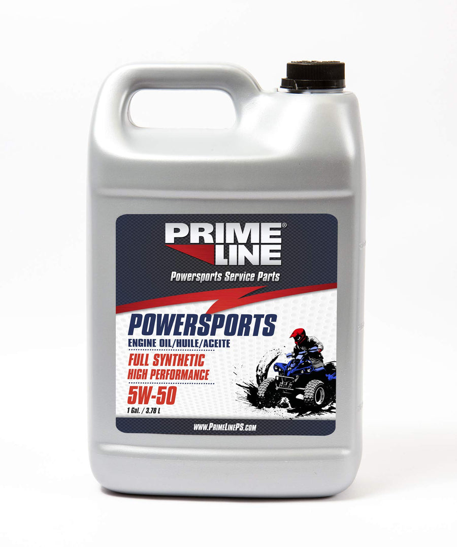 72-5104-3 Prime Line ATV Engine 5W50 High Performance Synthetic Oil, 1 Gallon, 1 Pack