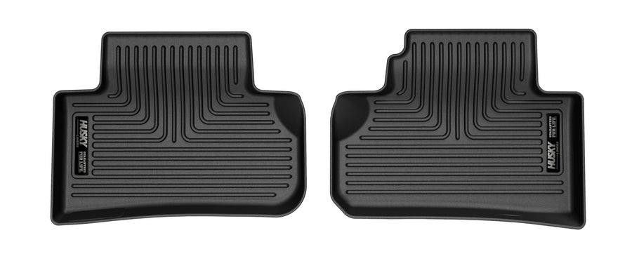 Husky Liners Floor Mats Weatherbeater | Fits 2018-2025 Audi Q5 & Audi SQ5 (Old Body Style) | 2nd Row, 1-pc Black - 12901