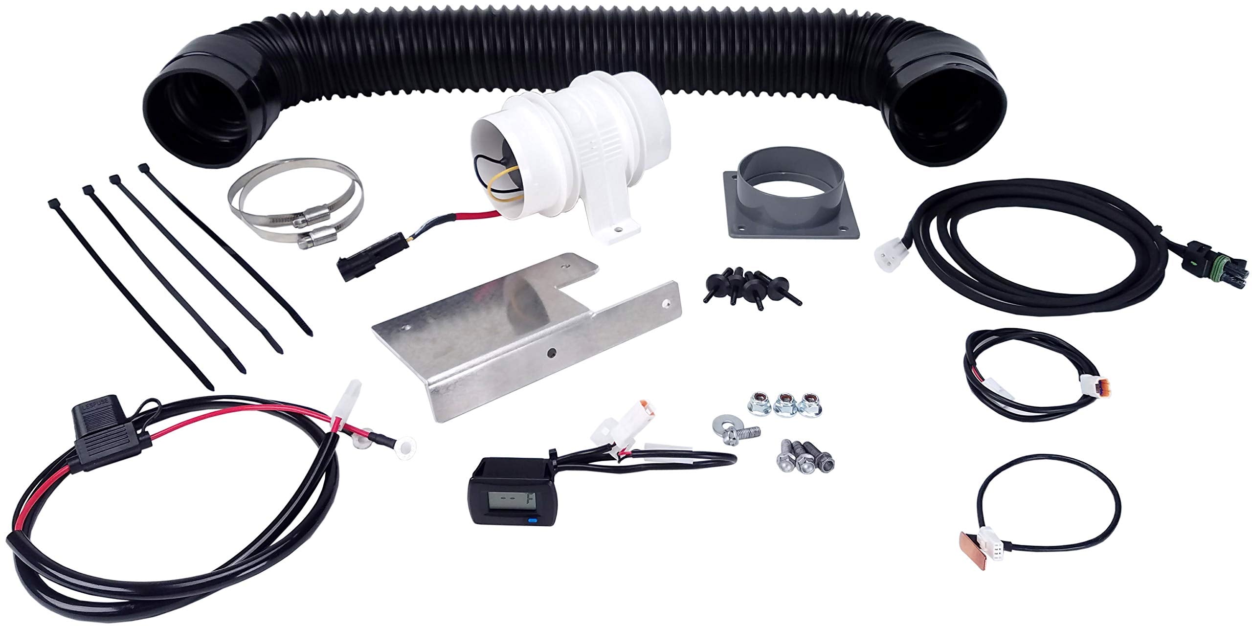 Auxiliary Fan Kit Design Engineering 10875 Compatible with Honda Pioneer (2015-2022)