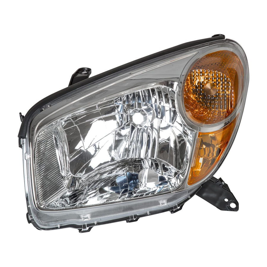 Left TYC Headlight Assembly Compatible with 2004-2005 Toyota Rav4