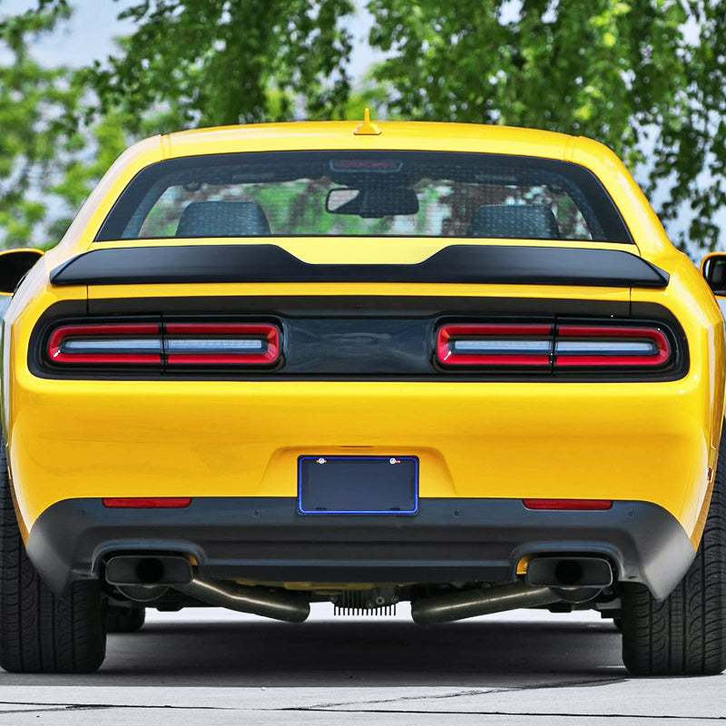 Demon Style Spec-D Tuning Matte Black ABS Rear Trunk Spoiler Compatible with 2008-2017 Dodge Challenger Models