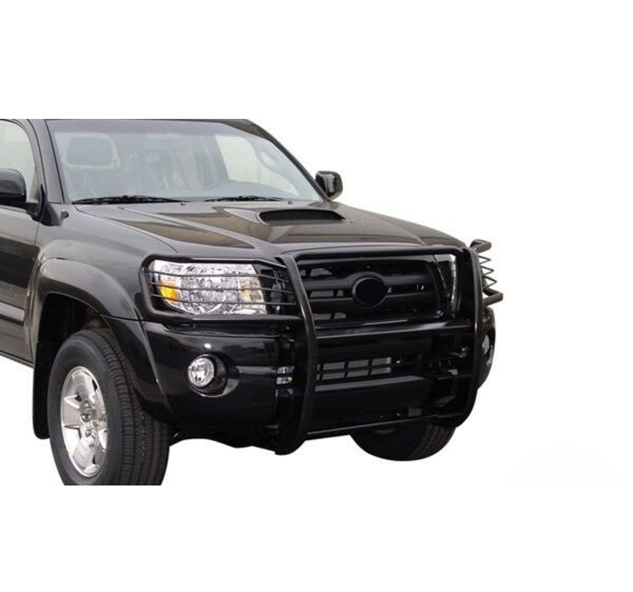 Grille Brush Black Horse Bumper Guard Modular Compatible with 2005-2015 Toyota Tacoma-17A096400MA