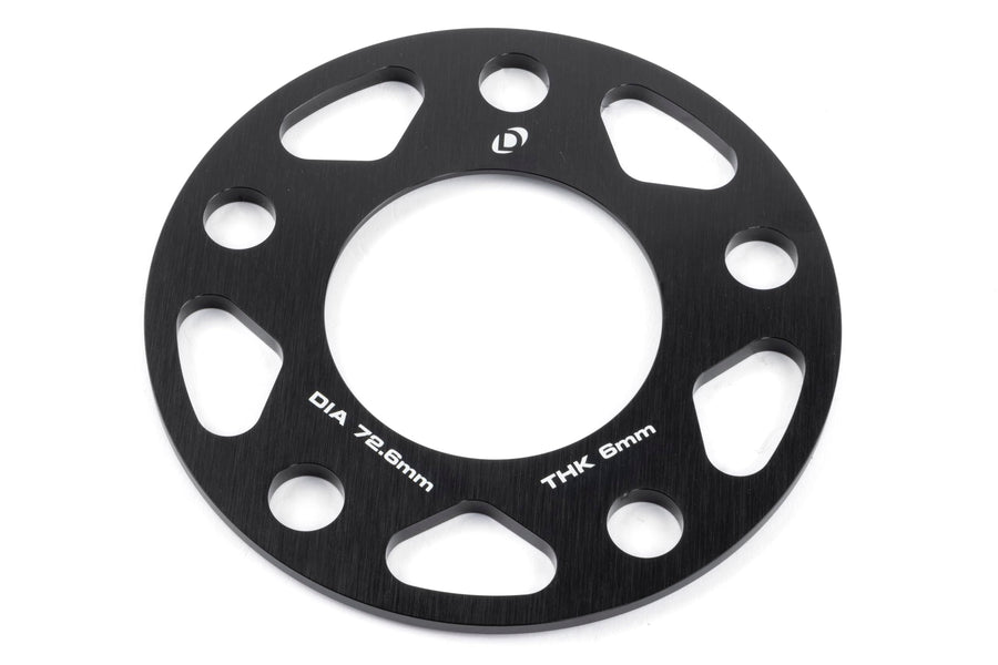 Dinan Wheel Spacers D210-2036 5x120 Bolt Circle - 72.6mm Center Bore - 6mm Thick - Pair