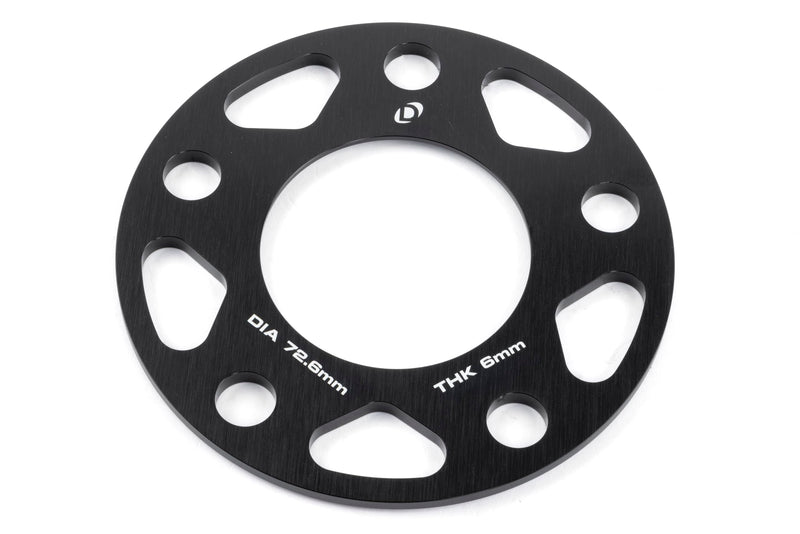 Dinan Wheel Spacers D210-2036 5x120 Bolt Circle - 72.6mm Center Bore - 6mm Thick - Pair