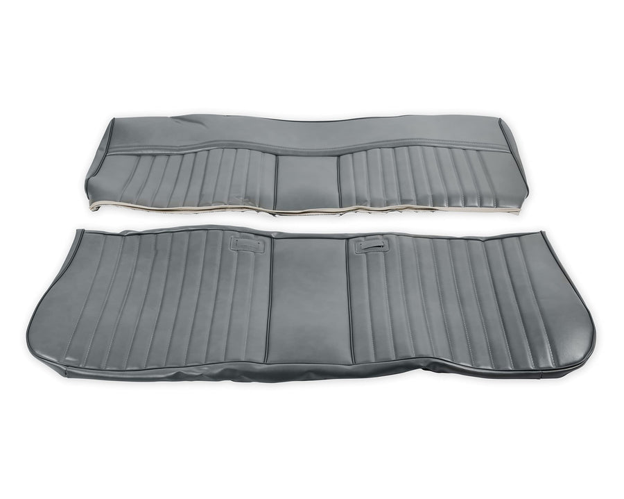 05-319 Brothers Trucks Seat Upholstery Kit - Deluxe Pleat Vinyl - Grey