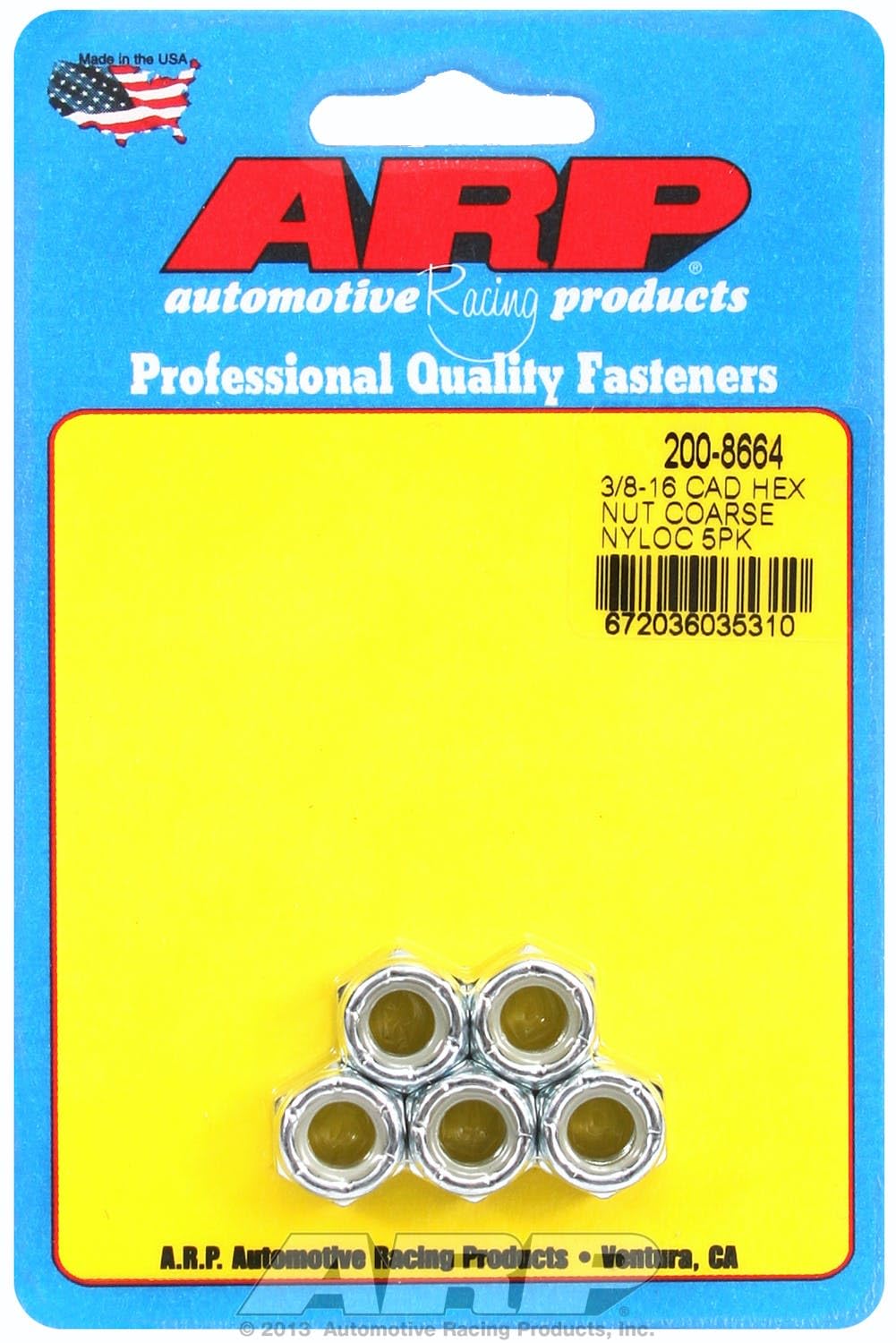 Hex Nut Kit ARP (200-8664)