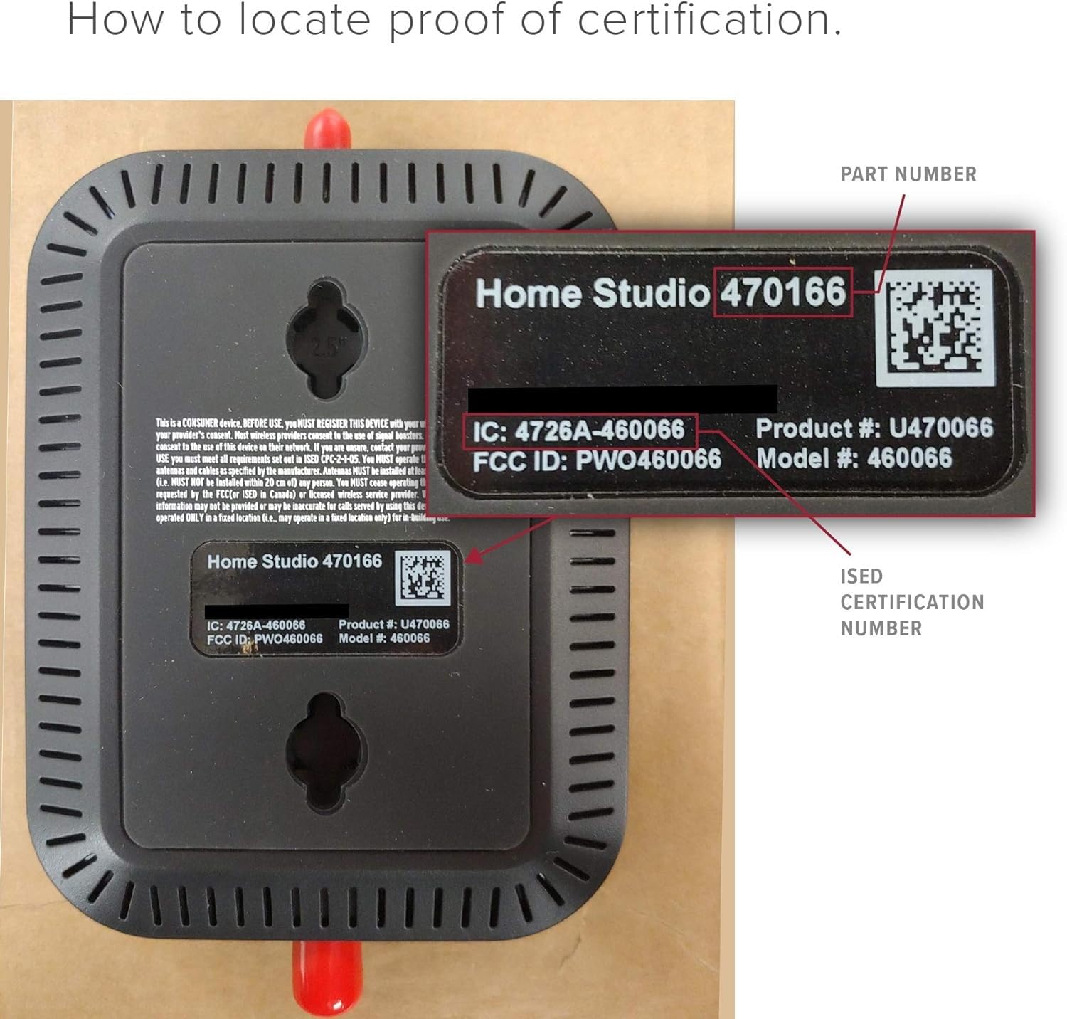 Cell Signal Booster Kit weBoost Home Studio (650166) | DIY Installation | All Canadian Carriers - Rogers, Bell, Telus & More | ISED Approved
