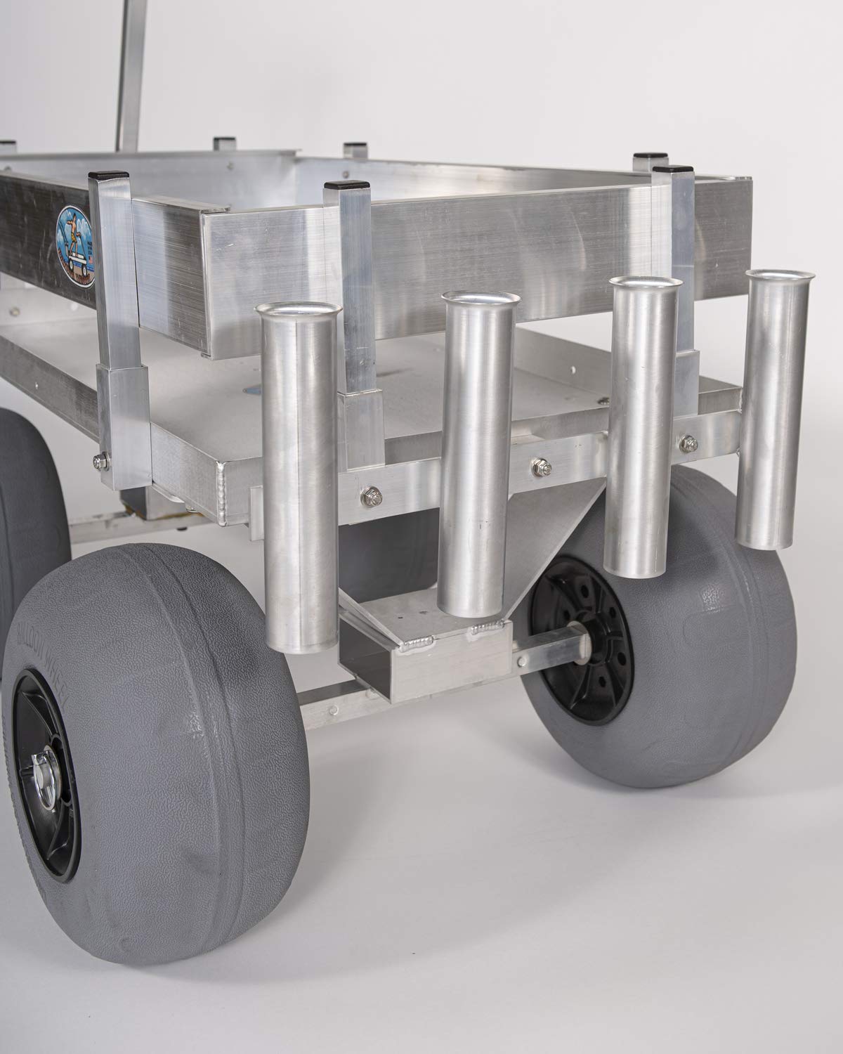 Rod Rack Aluminum-Contains Four Holders-Made in USA!