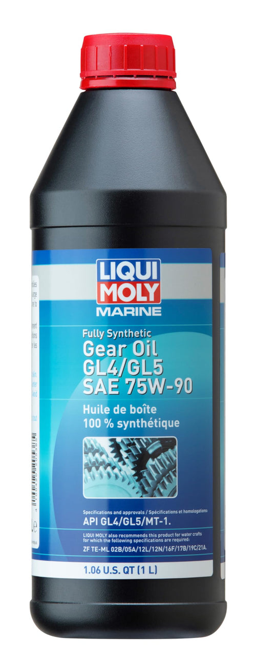 LIQUI Moly Fully Synthetic Marine Gear Oil GL4/GL5 SAE 75W-90 | 1 L | Marine Gear Oil | SKU: 20538