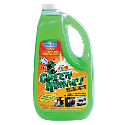 Heavy Duty Walex Green Hornet Degreaser Cleaner Multi-Purpose for Car, Home, RV Awning, Shower, Rubber Roof, Black Streak Remover, GH64OZ, 64 oz.