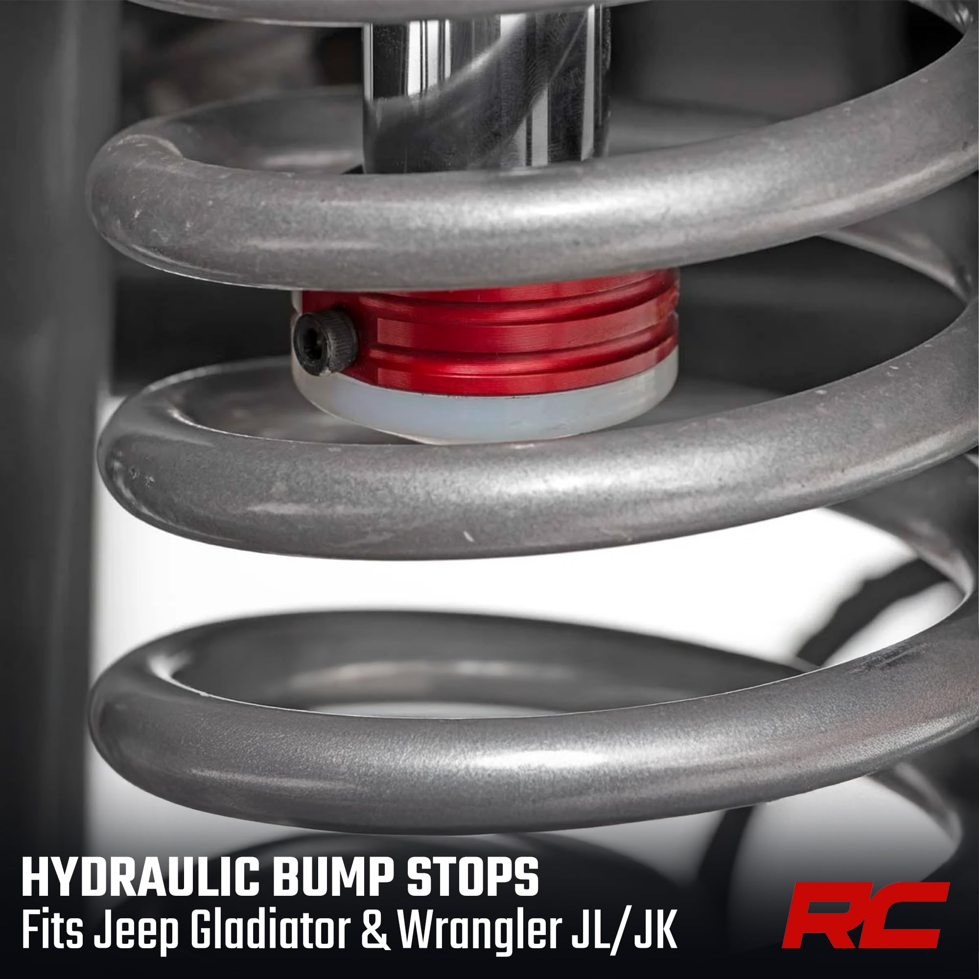 Rough Country Bump Stops Hydraulic for 07-24 Jeep Wrangler/Gladiator - BST3000