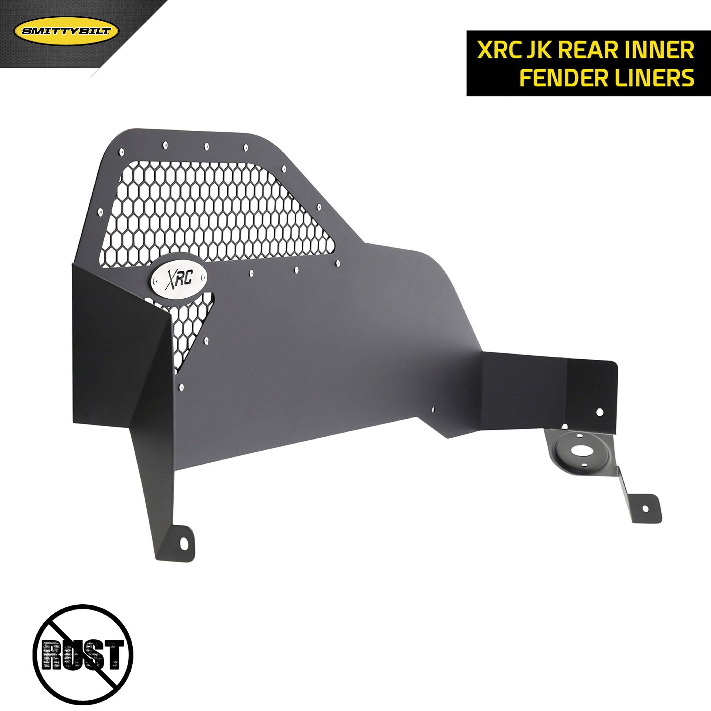 XRC Smittybilt 76986 Rear Pair Fender Liners for 2007-2018 Jeep Wrangler JK