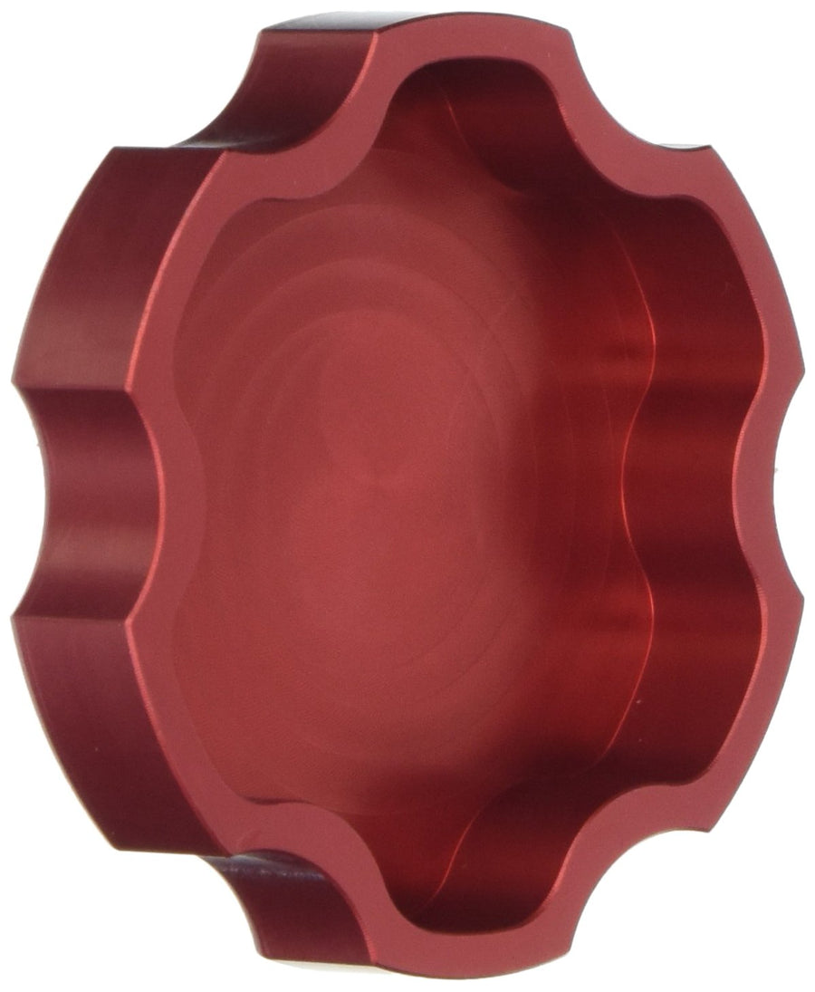 Fleece FPE-OC-CR-F-RED Billet Oil Cap Cover (03-20016 Cummins Billet Oil Cap Cover - Red)