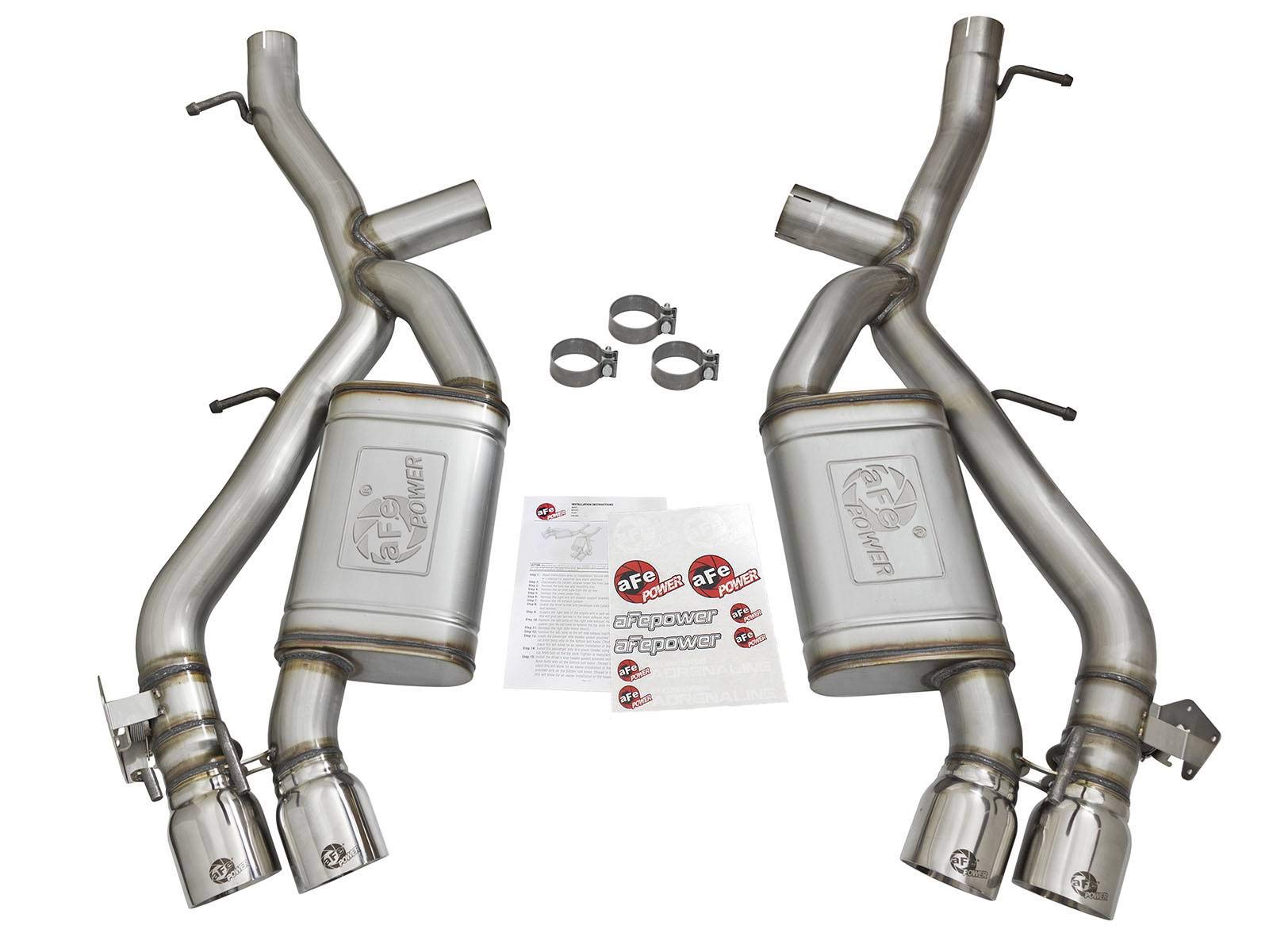 MACH Force-Xp Exhaust System aFe Power (for Chevrolet (3", Axle Back, Stainless Steel))