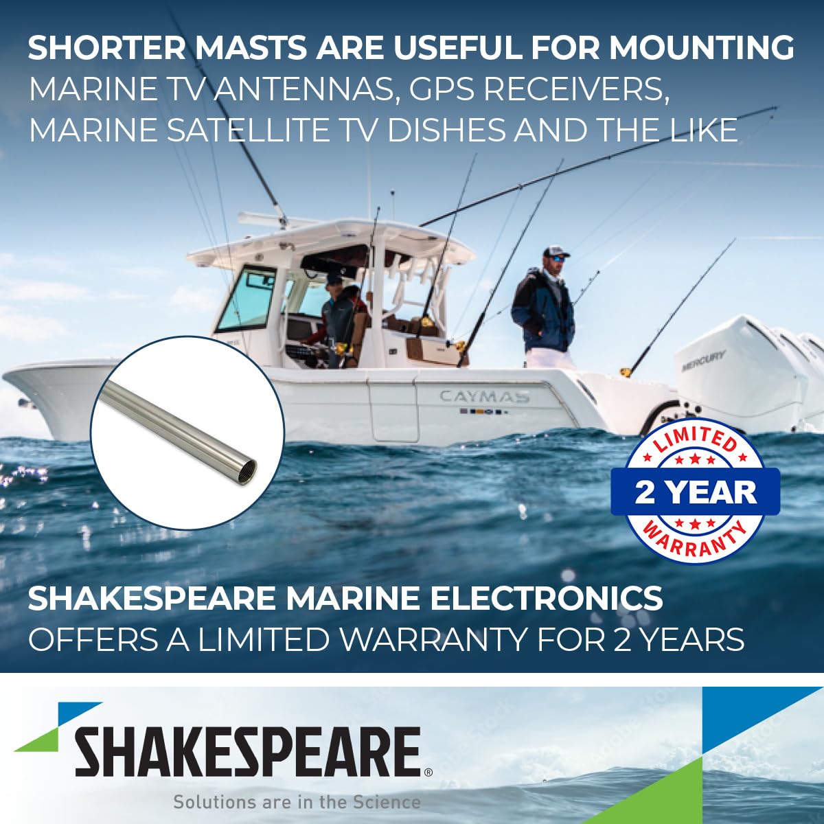 4700-2 Shakespeare Extension MAST HD 2'L