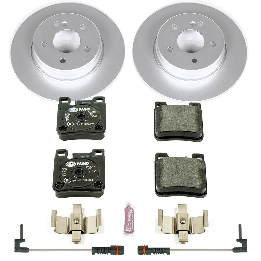 Power Stop ESK6377 Euro-Stop Rear Brake Kit For Mercedes-Benz E320 1998-2003 [Model Specific]