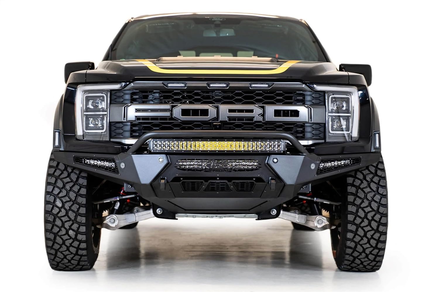 2021-2022 Ford Raptor Addictive Desert Designs Honeybadger Front Bumper F210221180