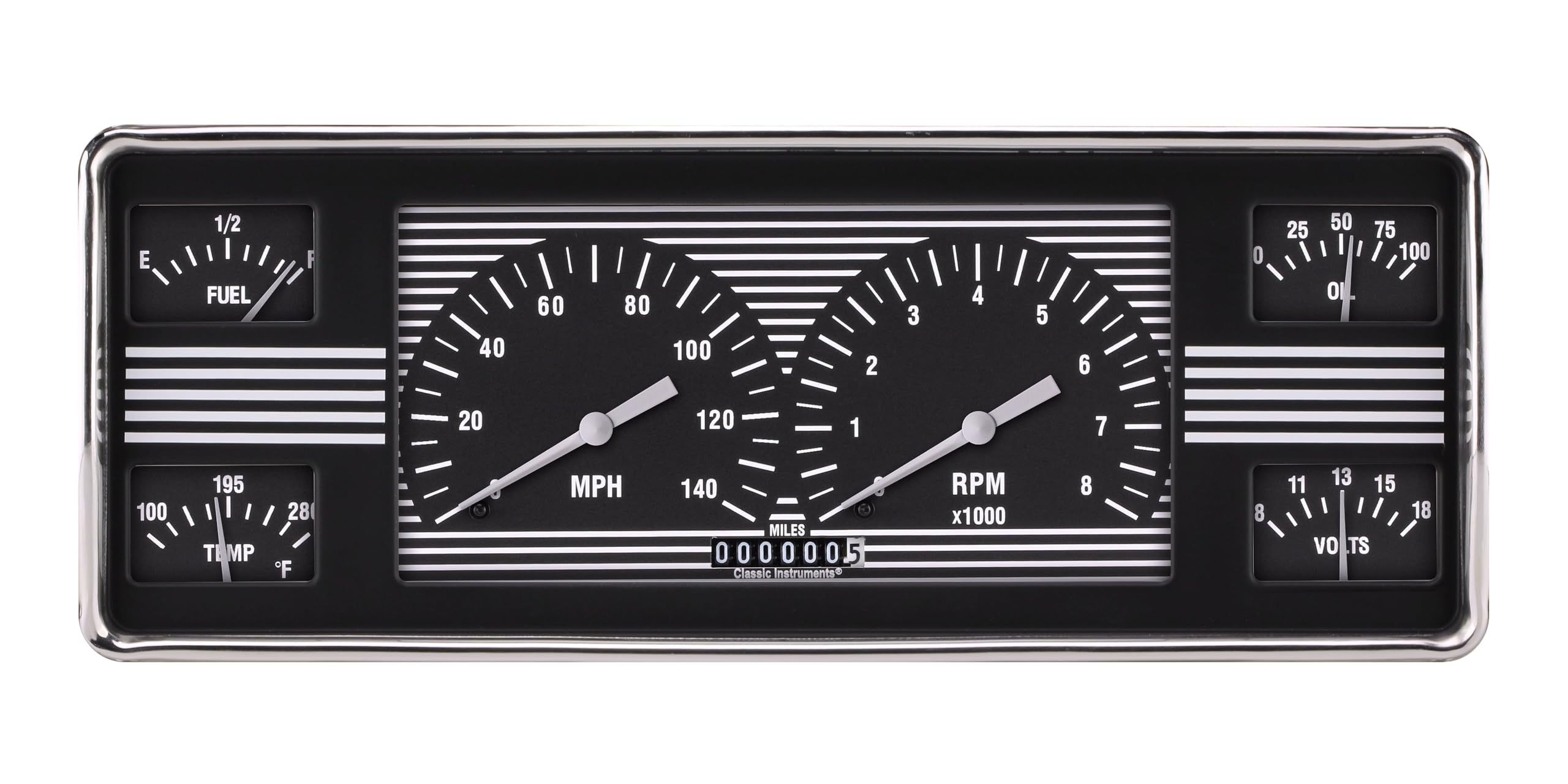 Hot Rod Series Classic Instruments FC40HR Gauge Package