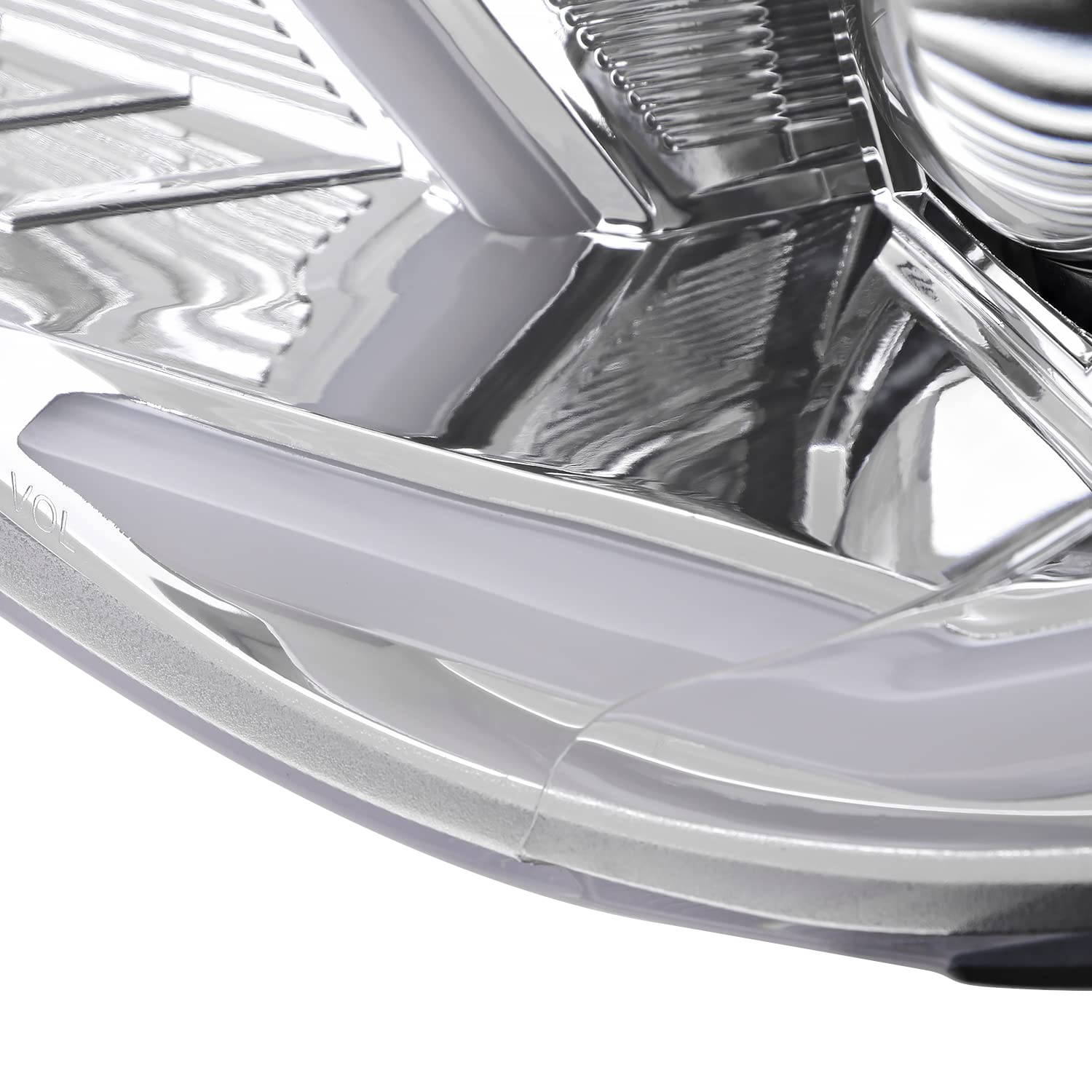 Chrome Projector Headlights SPEC-D TUNING w/Sequential LED Turn Signal Compatible with 2006-2007 Subaru Impreza WRX/STI Models Only, Left + Right Pair Headlamp Assembly
