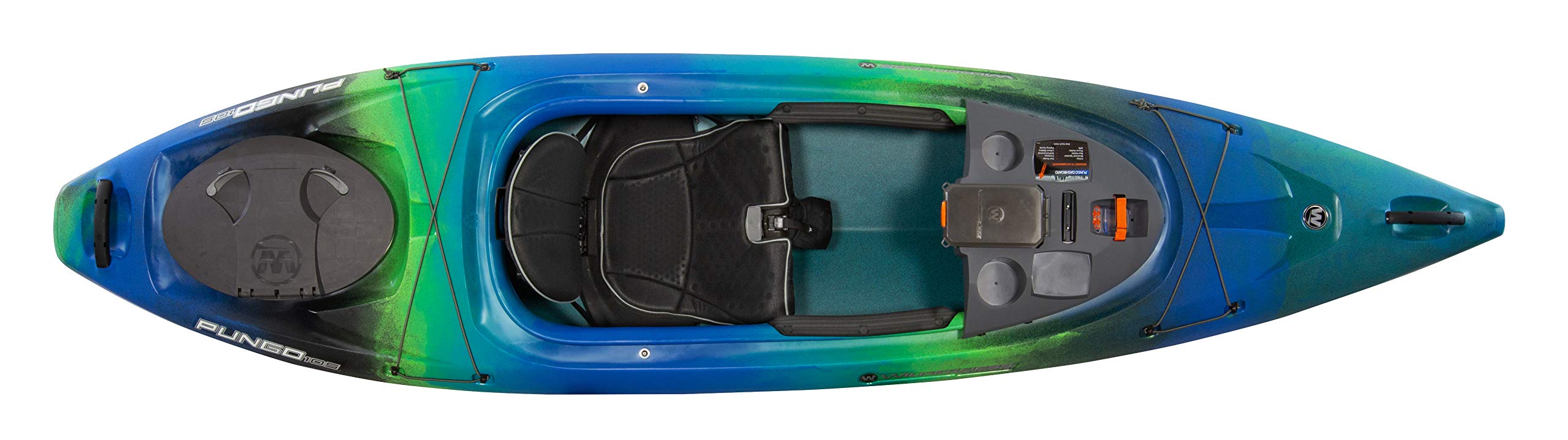 Pungo 105 Wilderness Systems Recreational Kayak - Sit Inside - Phase 3 Air Pro Comfort Seating - 10.6 ft - Galaxy