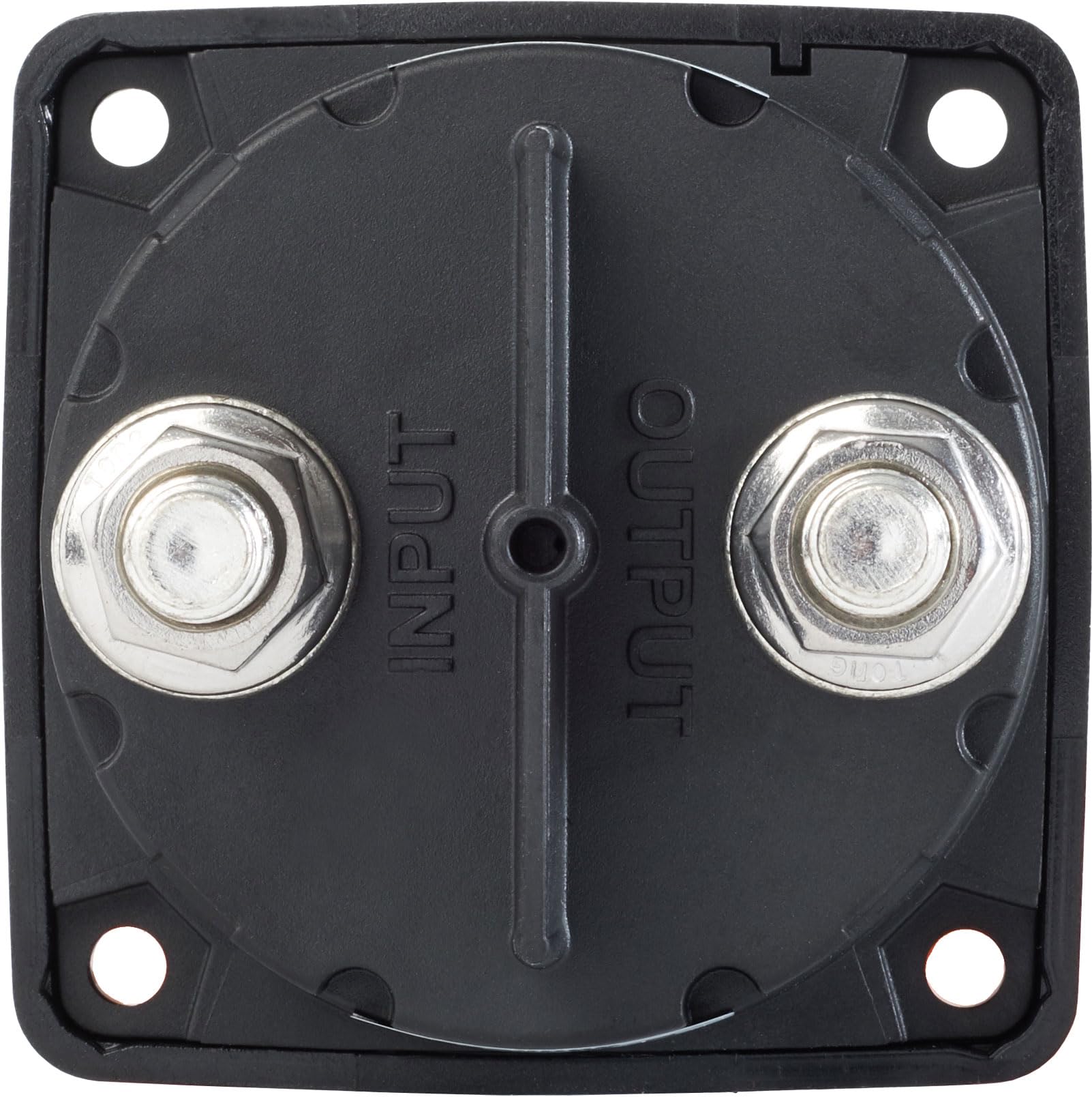 Battery Isolator Switch Blue Sea Systems 6005200 m-Series ON/OFF with Locking Key, Black